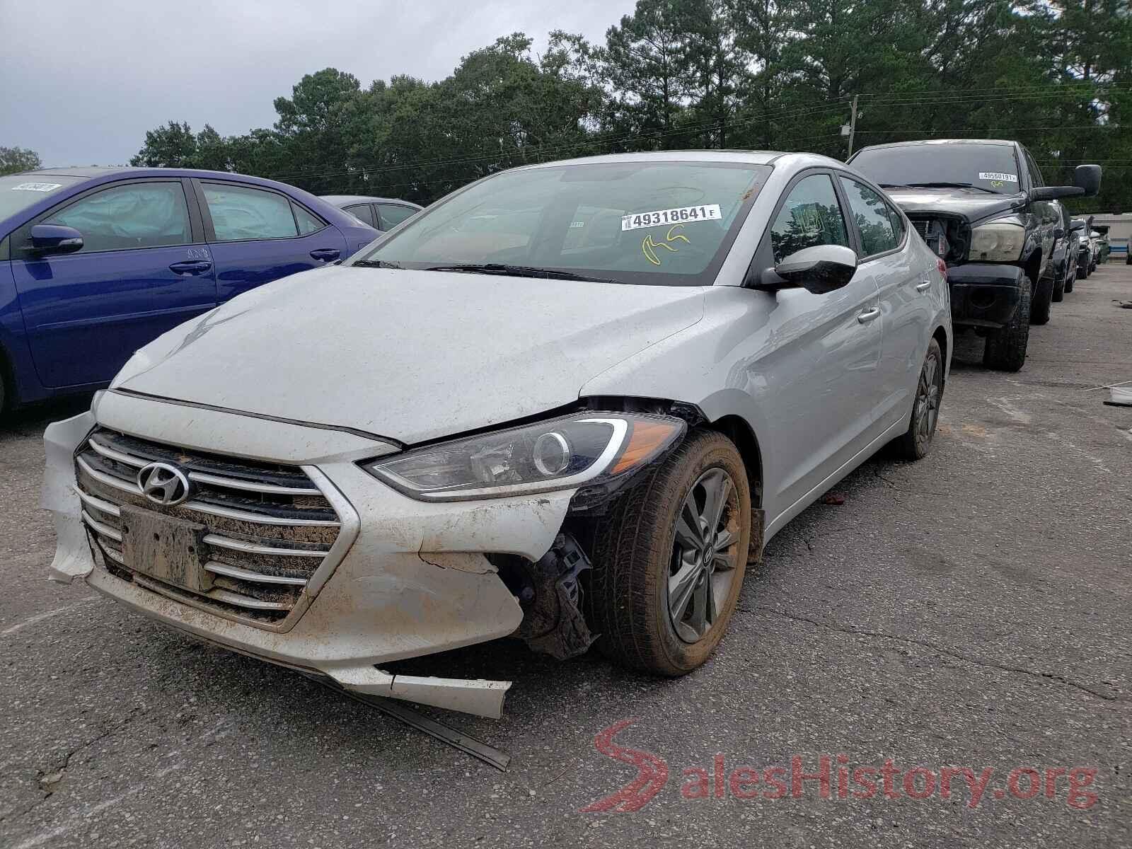 5NPD84LF5JH267592 2018 HYUNDAI ELANTRA