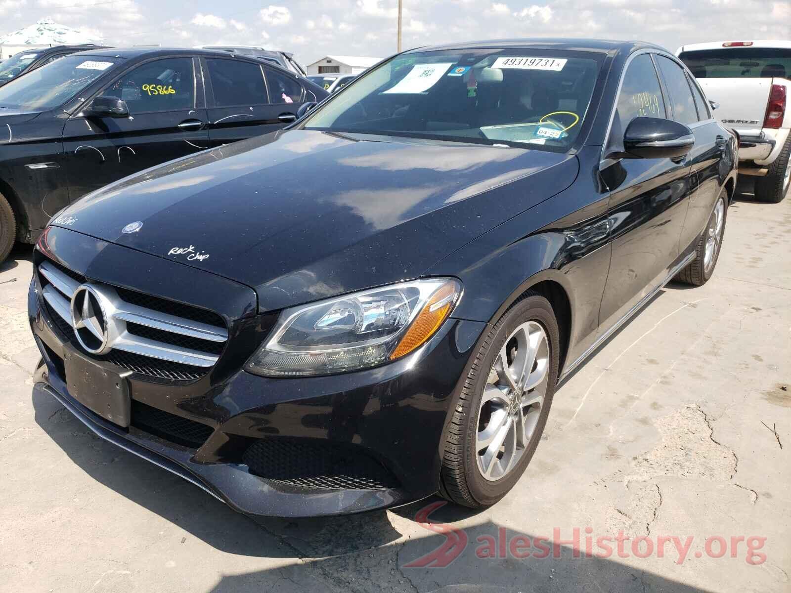 55SWF4JB2HU216234 2017 MERCEDES-BENZ C CLASS