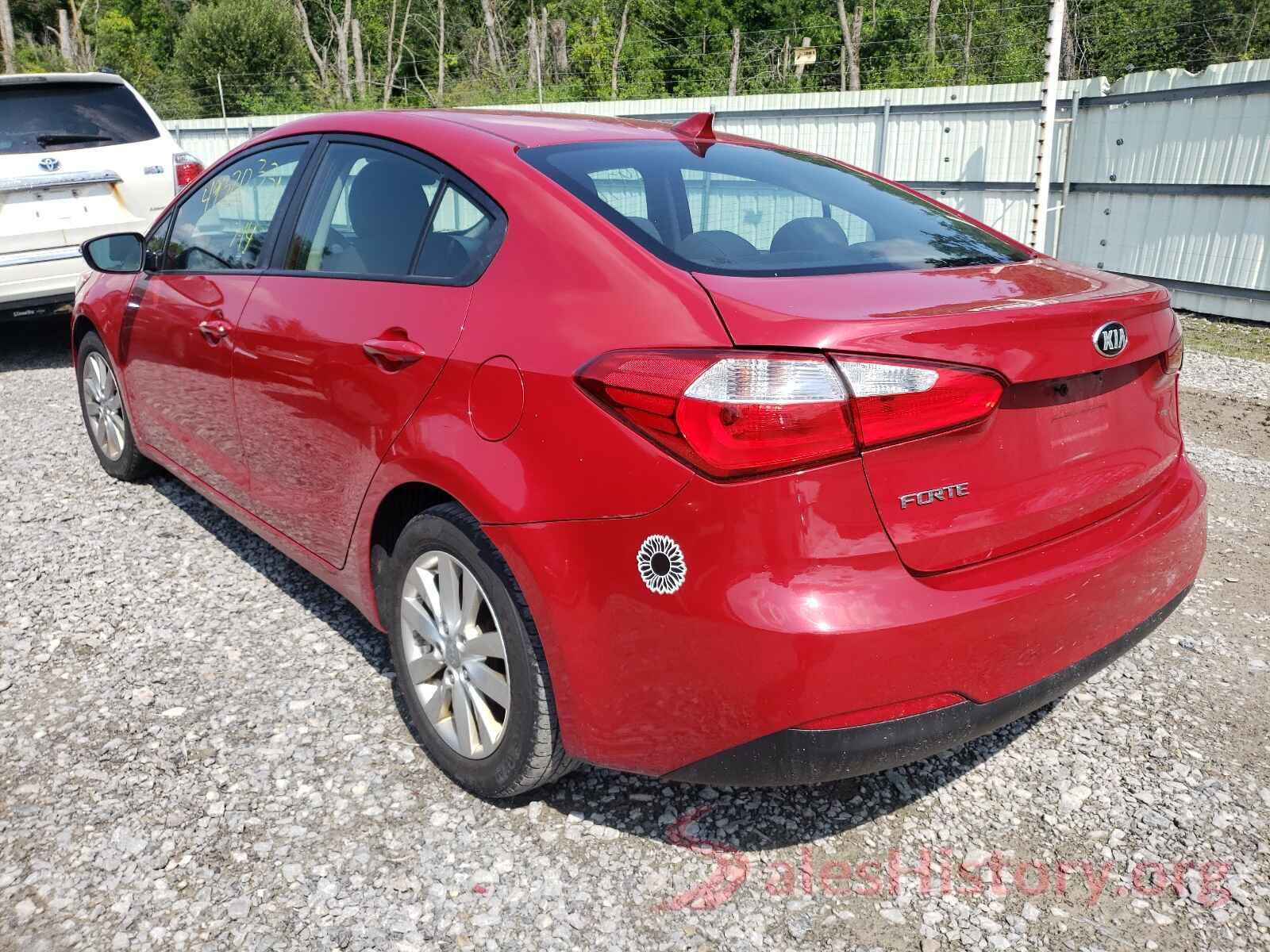 KNAFX4A60G5502436 2016 KIA FORTE