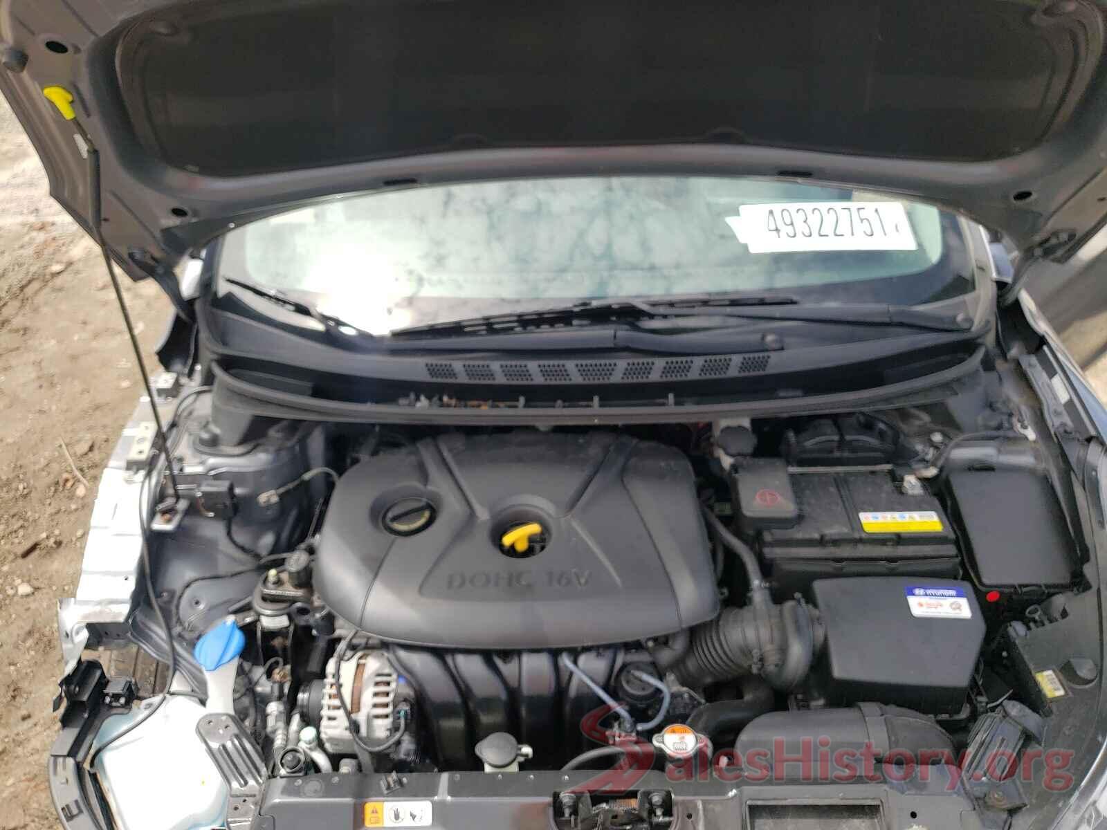 KMHDH4AE3GU586817 2016 HYUNDAI ELANTRA