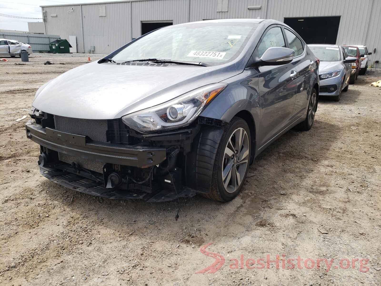 KMHDH4AE3GU586817 2016 HYUNDAI ELANTRA