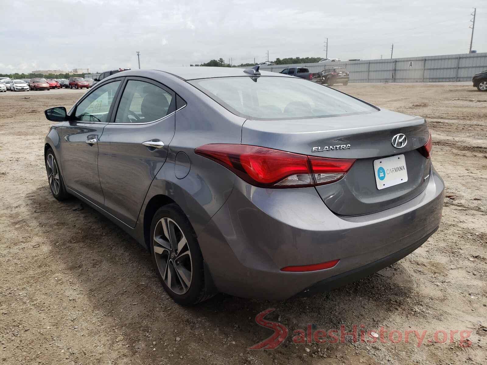 KMHDH4AE3GU586817 2016 HYUNDAI ELANTRA