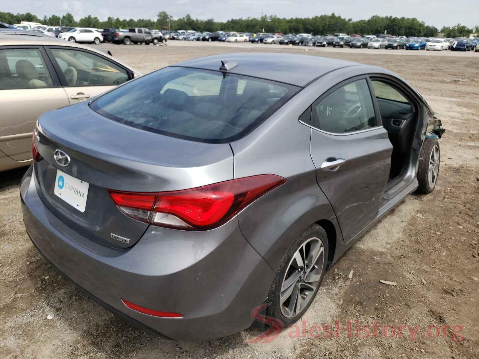 KMHDH4AE3GU586817 2016 HYUNDAI ELANTRA