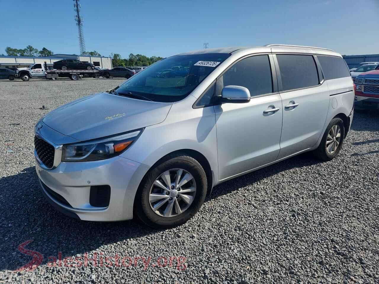 2017 KIA SEDONA VIN KNDMB5C15H6305919, auction photo