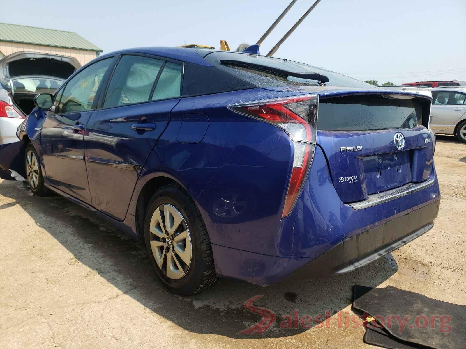 JTDKBRFU3G3516802 2016 TOYOTA PRIUS