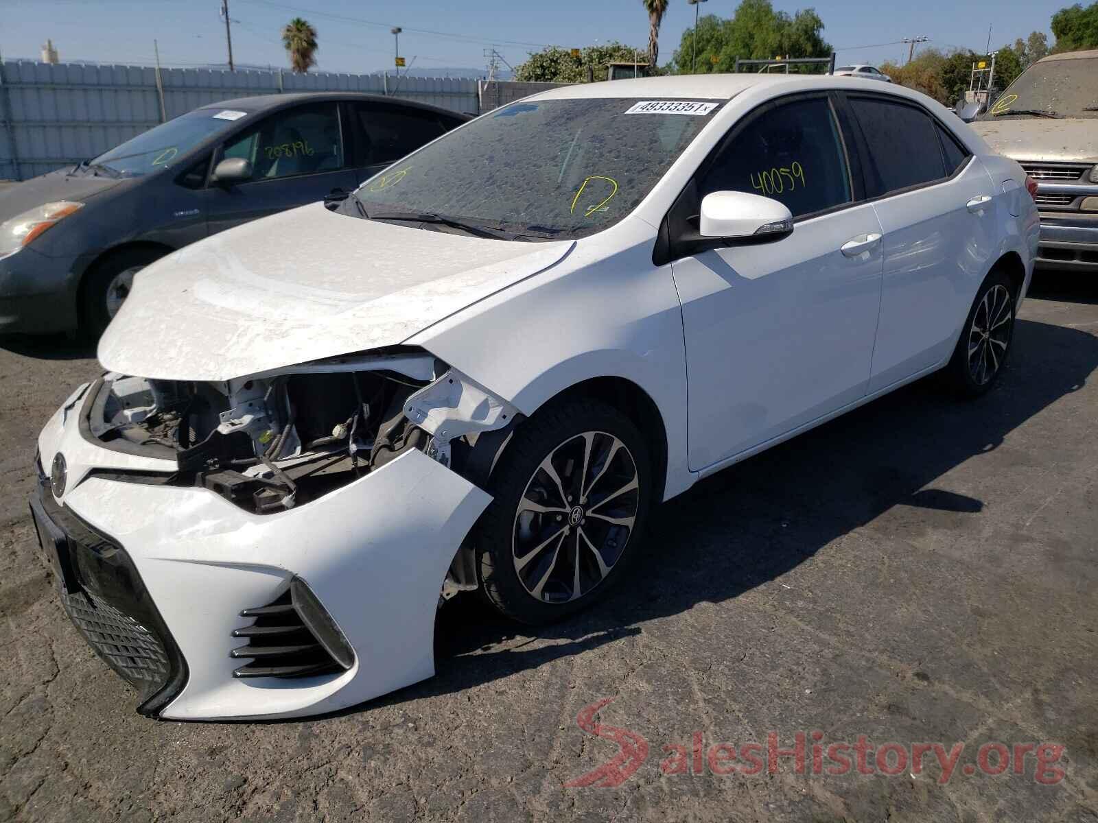 2T1BURHE9JC121845 2018 TOYOTA COROLLA