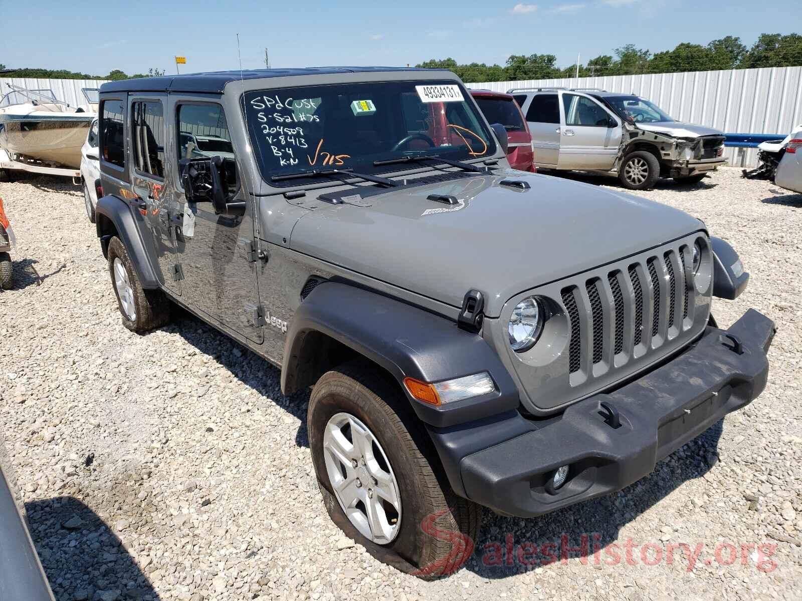 1C4HJXDG8LW298413 2020 JEEP WRANGLER