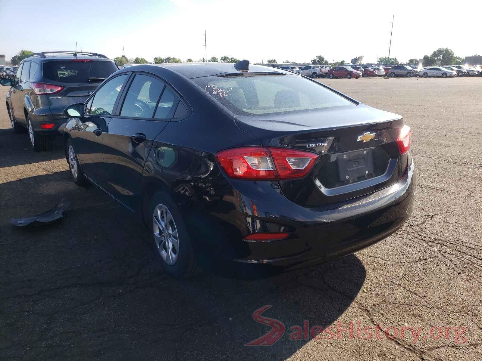 1G1BJ5SM9K7105545 2019 CHEVROLET CRUZE