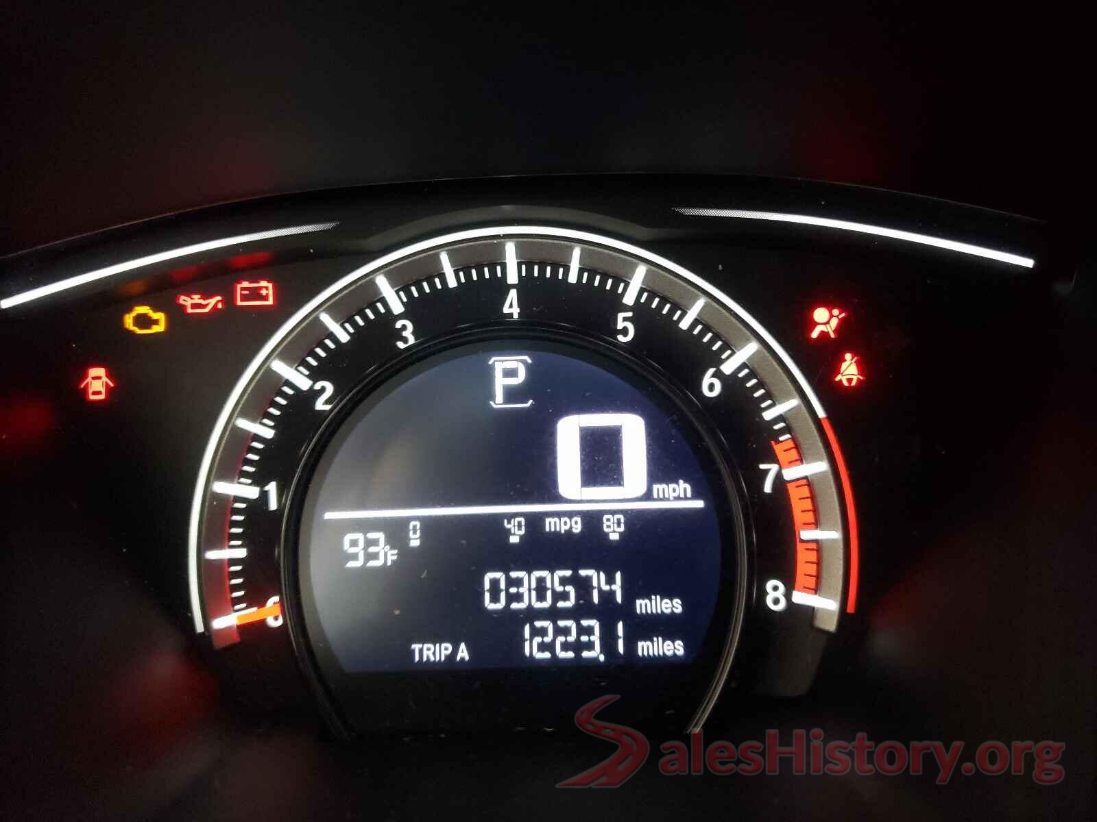 19XFC2F5XGE038501 2016 HONDA CIVIC