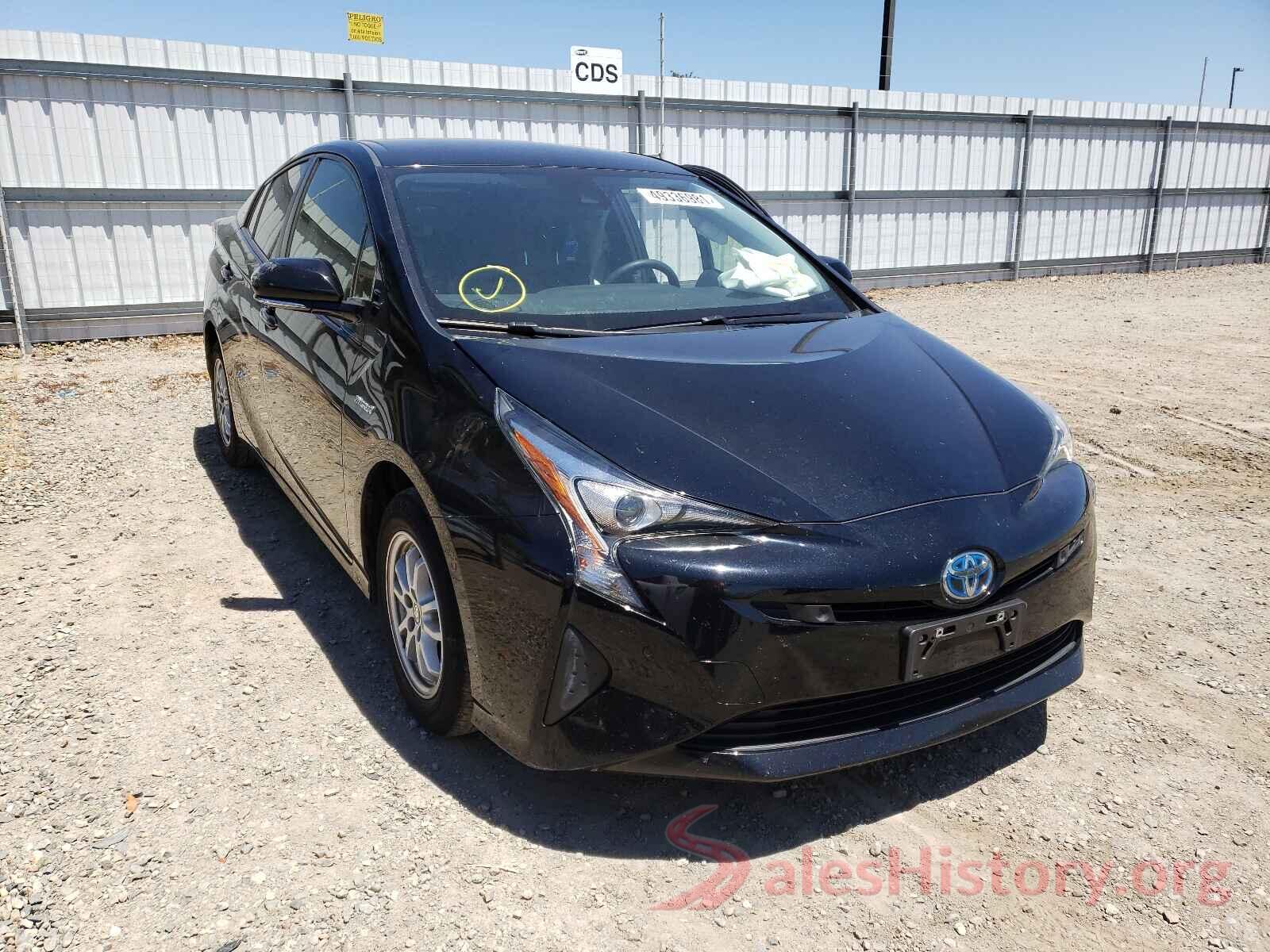 JTDKBRFU5J3596403 2018 TOYOTA PRIUS