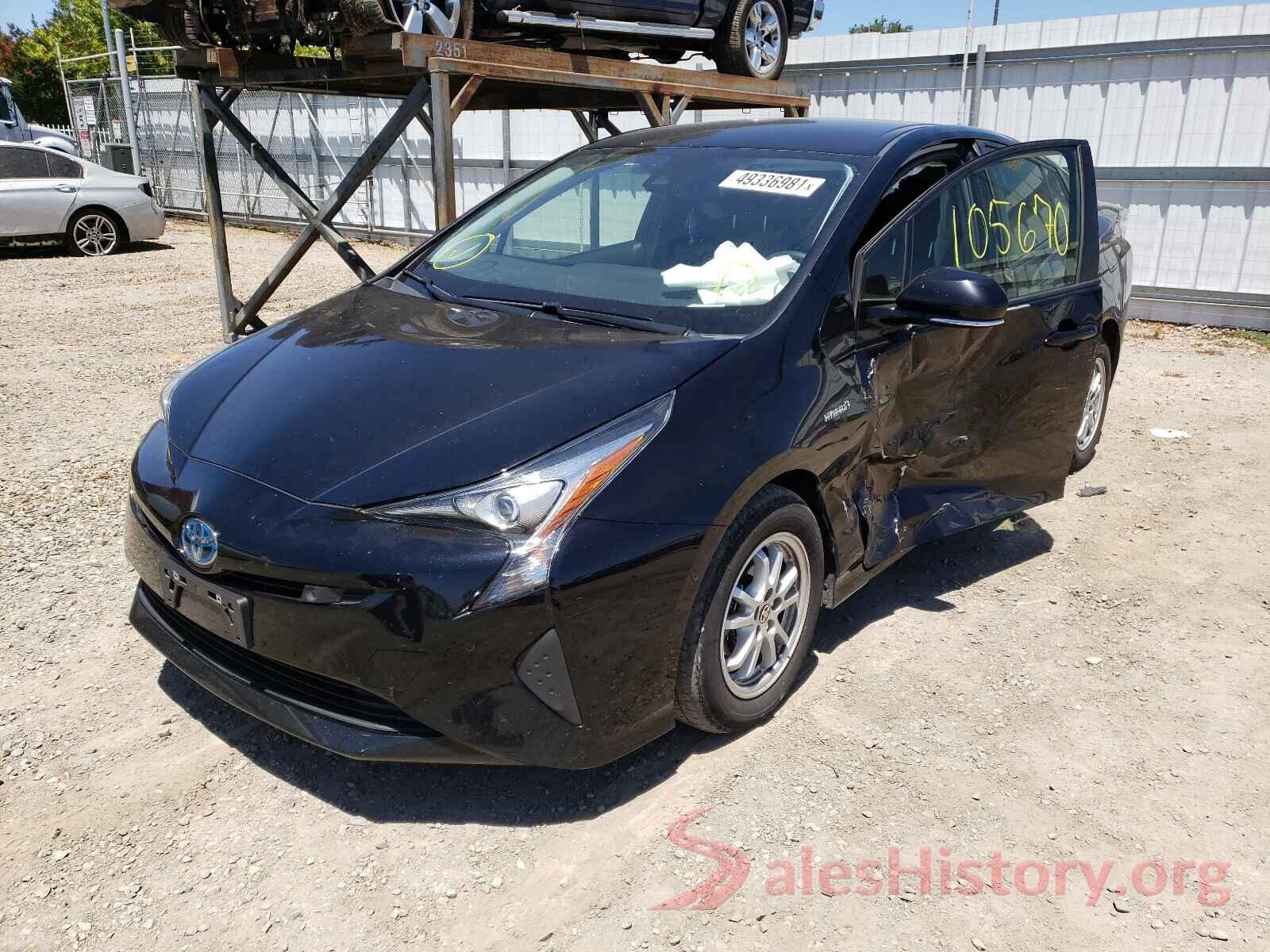 JTDKBRFU5J3596403 2018 TOYOTA PRIUS