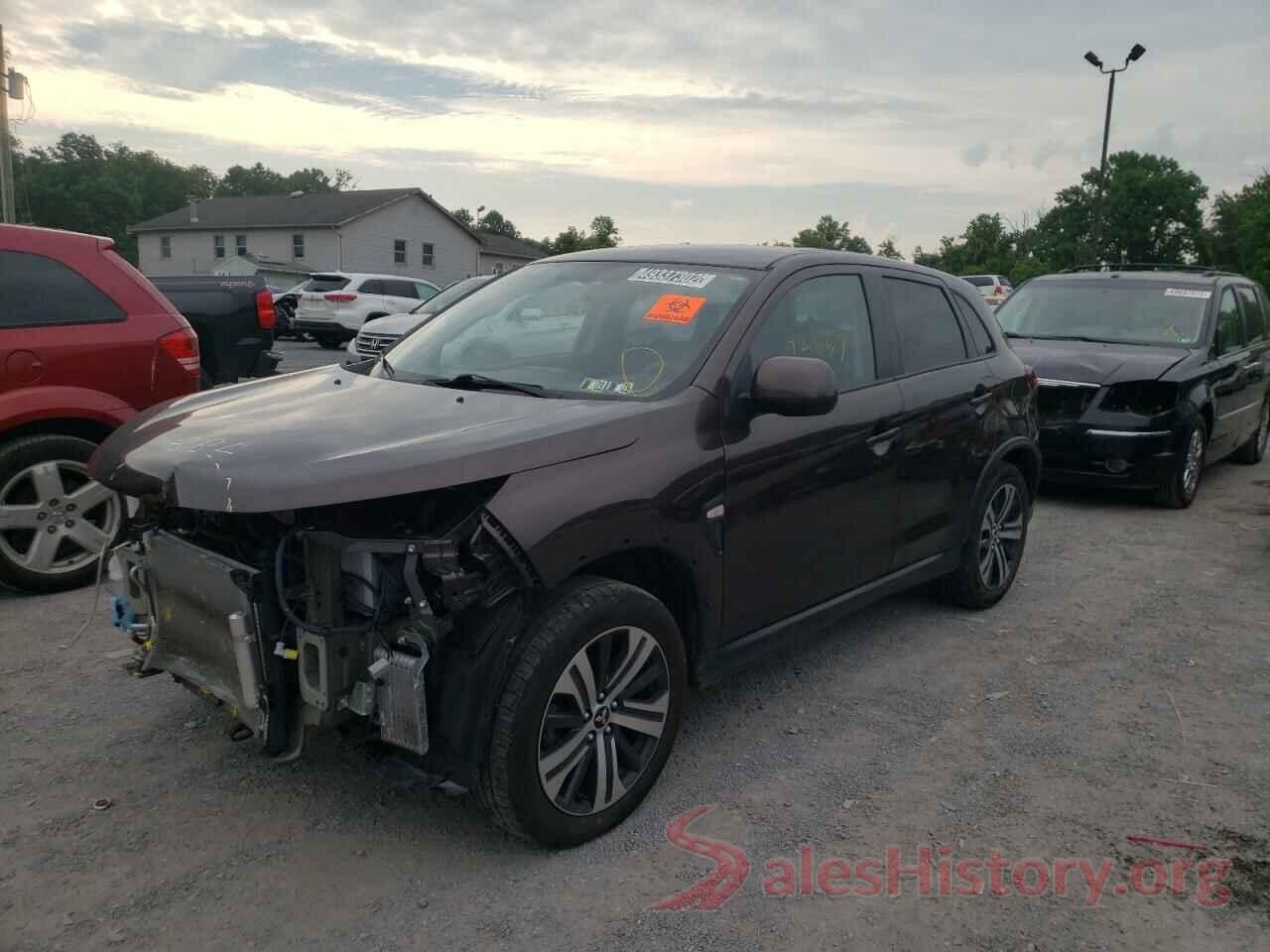 JA4AR3AU7LU014286 2020 MITSUBISHI OUTLANDER