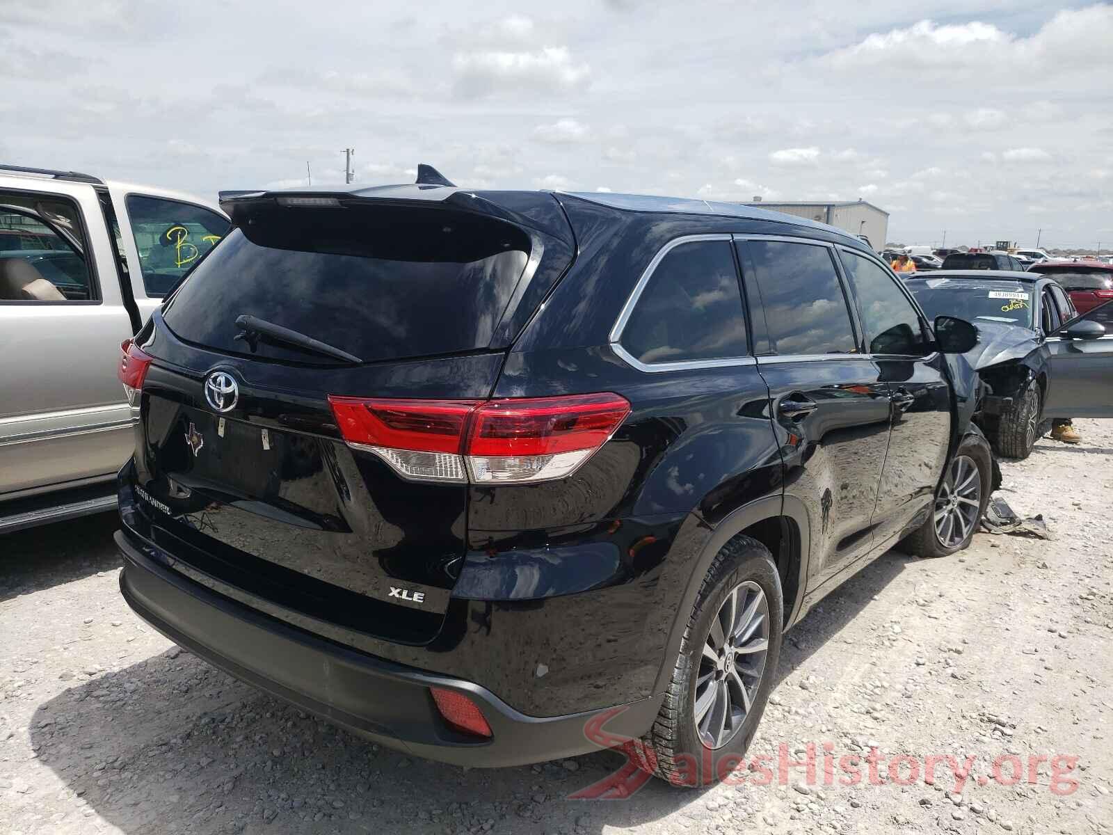 5TDKZRFHXHS520117 2017 TOYOTA HIGHLANDER