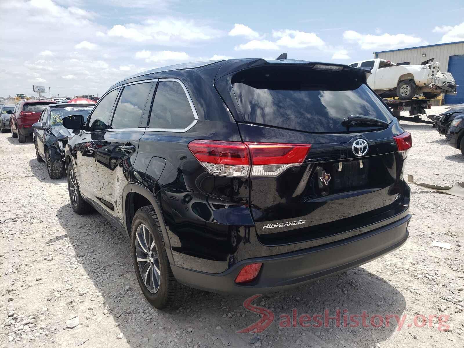 5TDKZRFHXHS520117 2017 TOYOTA HIGHLANDER