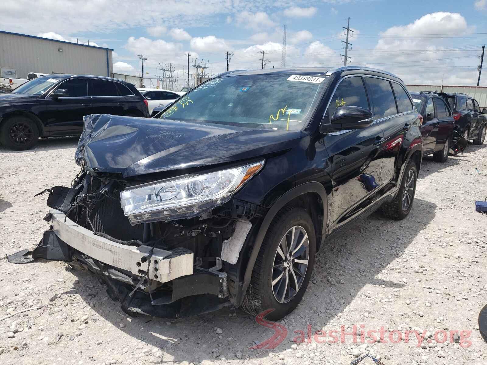 5TDKZRFHXHS520117 2017 TOYOTA HIGHLANDER