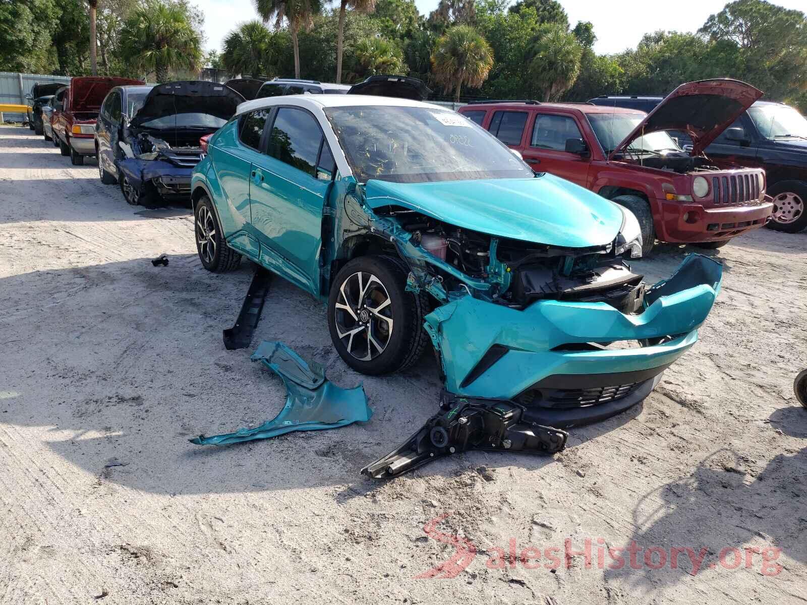 NMTKHMBX1JR011721 2018 TOYOTA C-HR