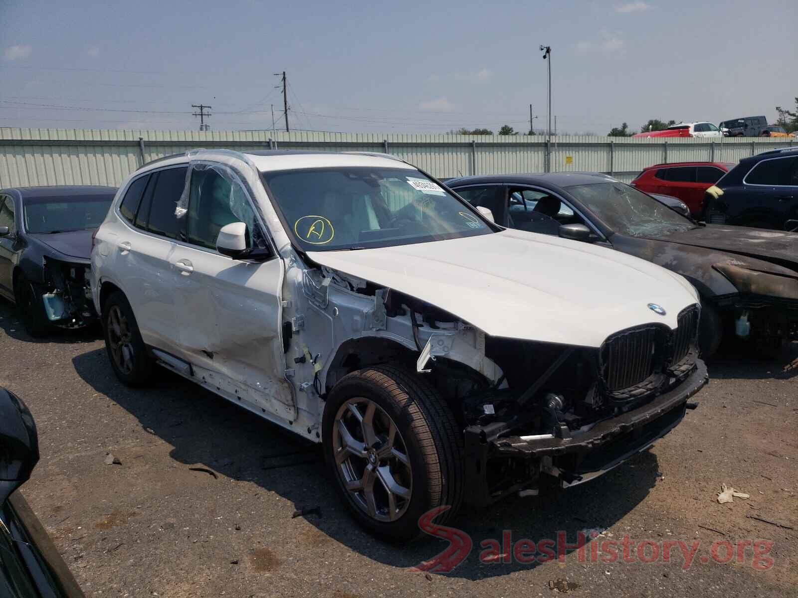 5UXTY5C08M9G30690 2021 BMW X3