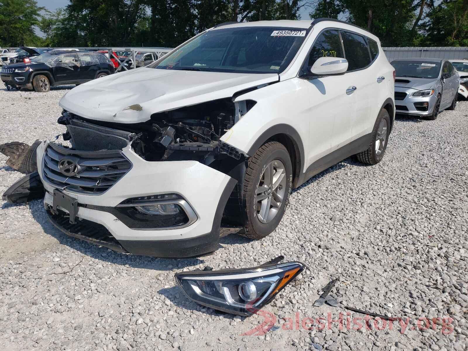 5NMZUDLB0HH050327 2017 HYUNDAI SANTA FE