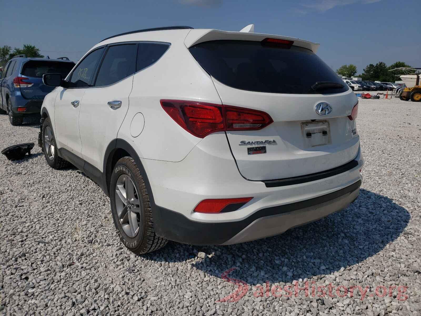 5NMZUDLB0HH050327 2017 HYUNDAI SANTA FE