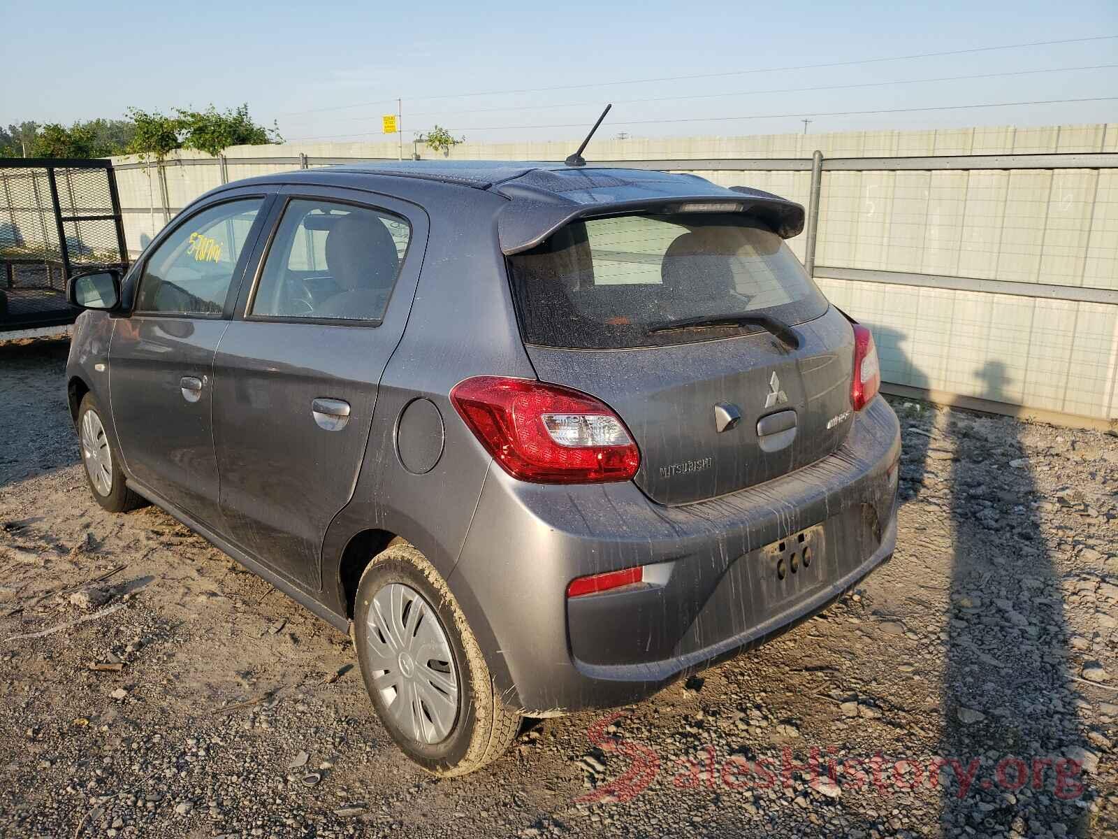 ML32A3HJ1KH011701 2019 MITSUBISHI MIRAGE