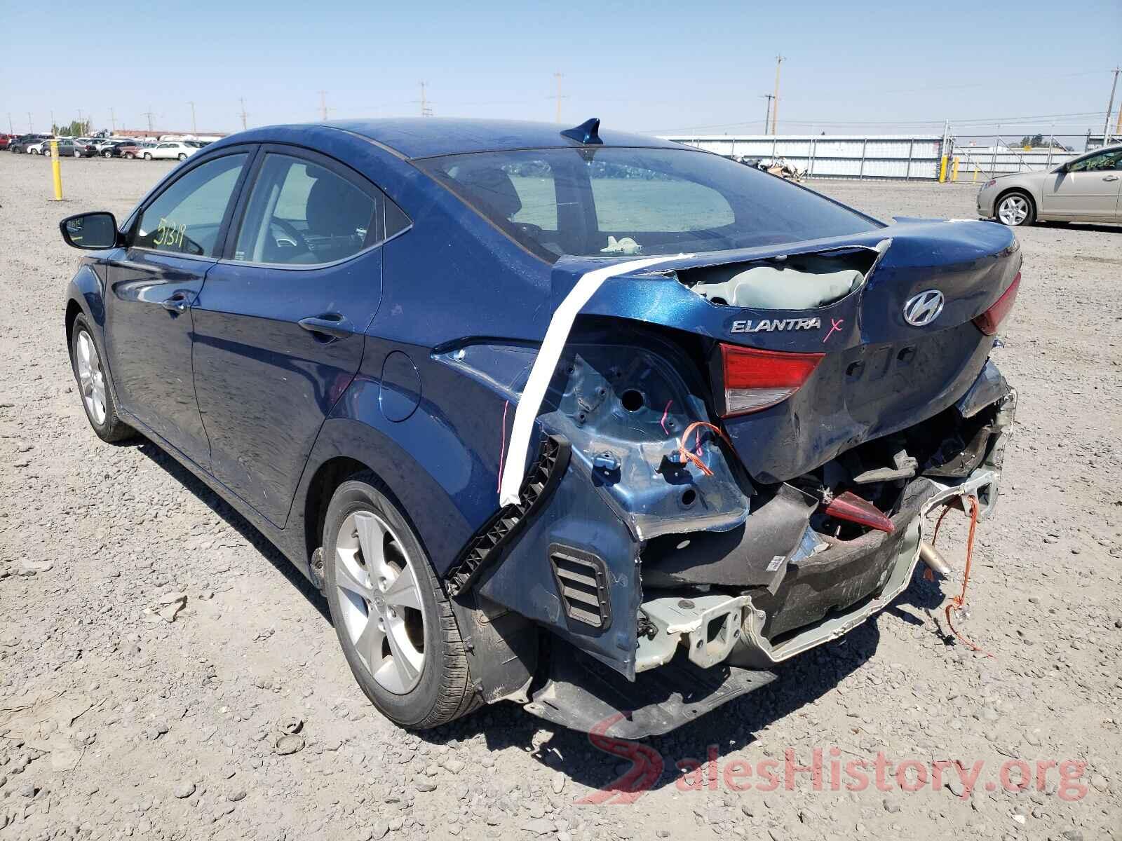 KMHDH4AE4GU489254 2016 HYUNDAI ELANTRA