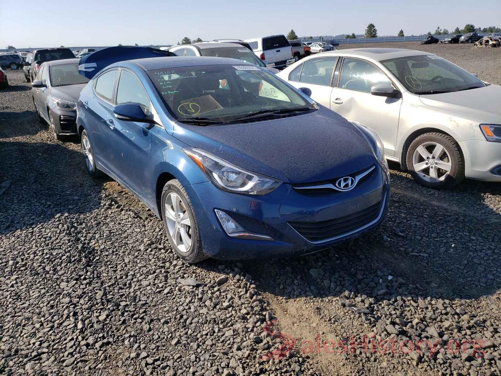 KMHDH4AE4GU489254 2016 HYUNDAI ELANTRA