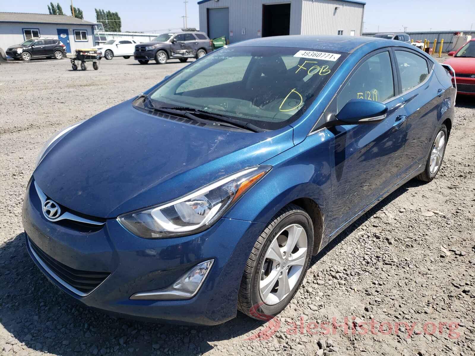 KMHDH4AE4GU489254 2016 HYUNDAI ELANTRA