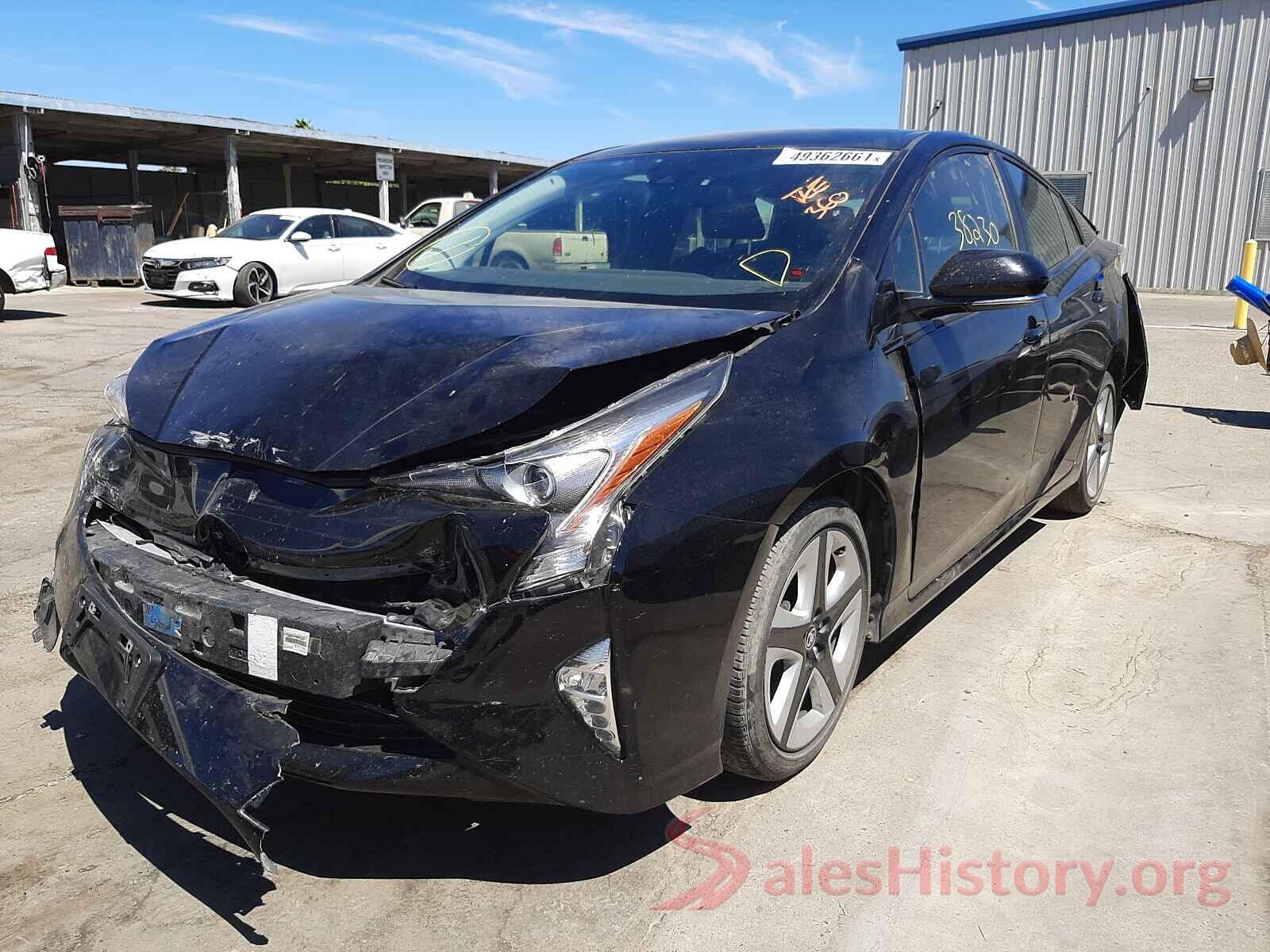 JTDKARFU5G3504637 2016 TOYOTA PRIUS