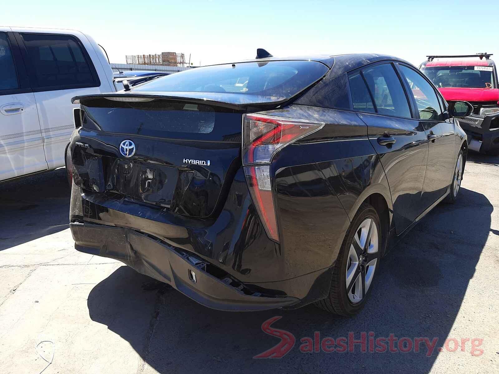 JTDKARFU5G3504637 2016 TOYOTA PRIUS