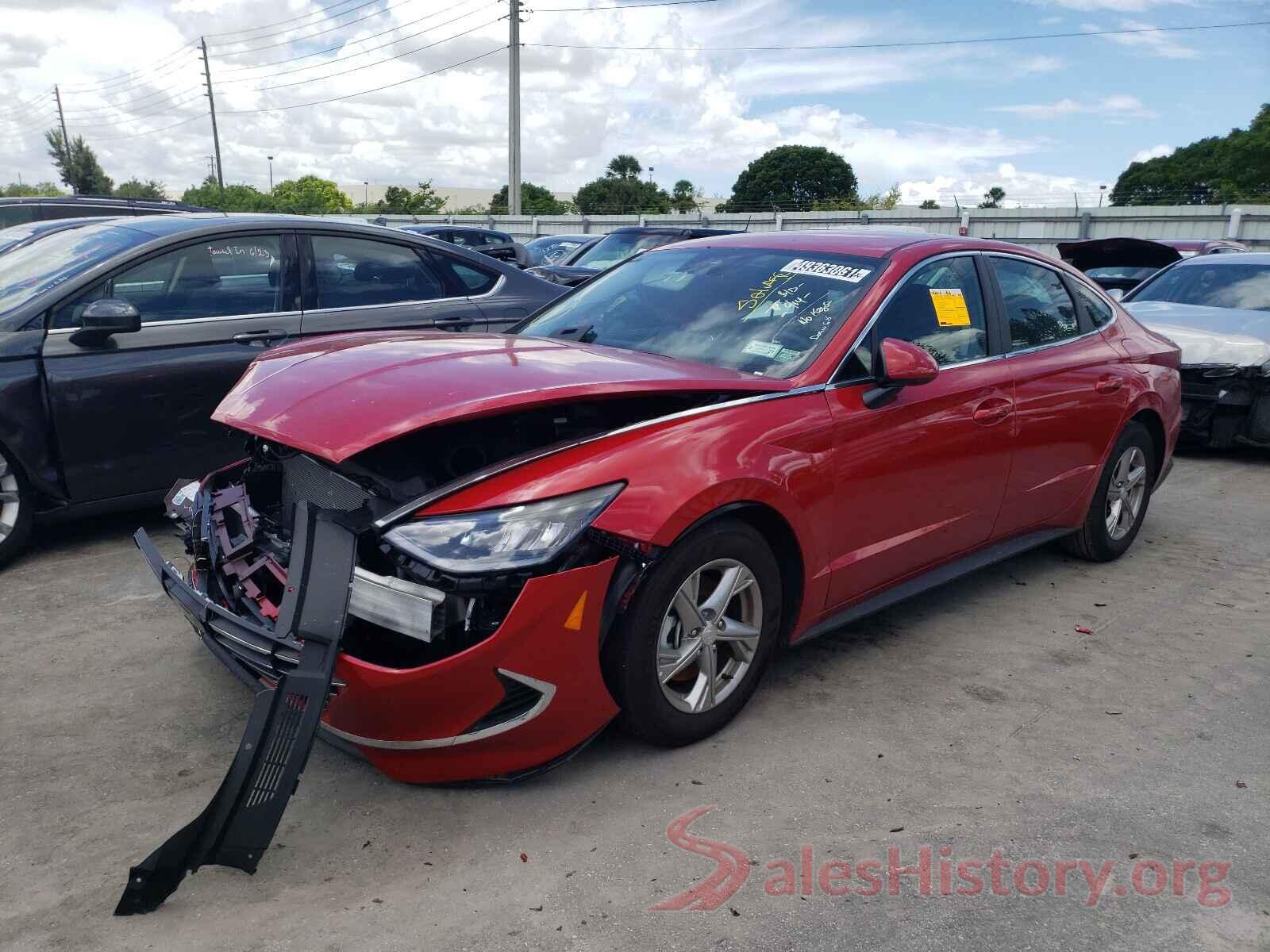 5NPEG4JAXMH125726 2021 HYUNDAI SONATA