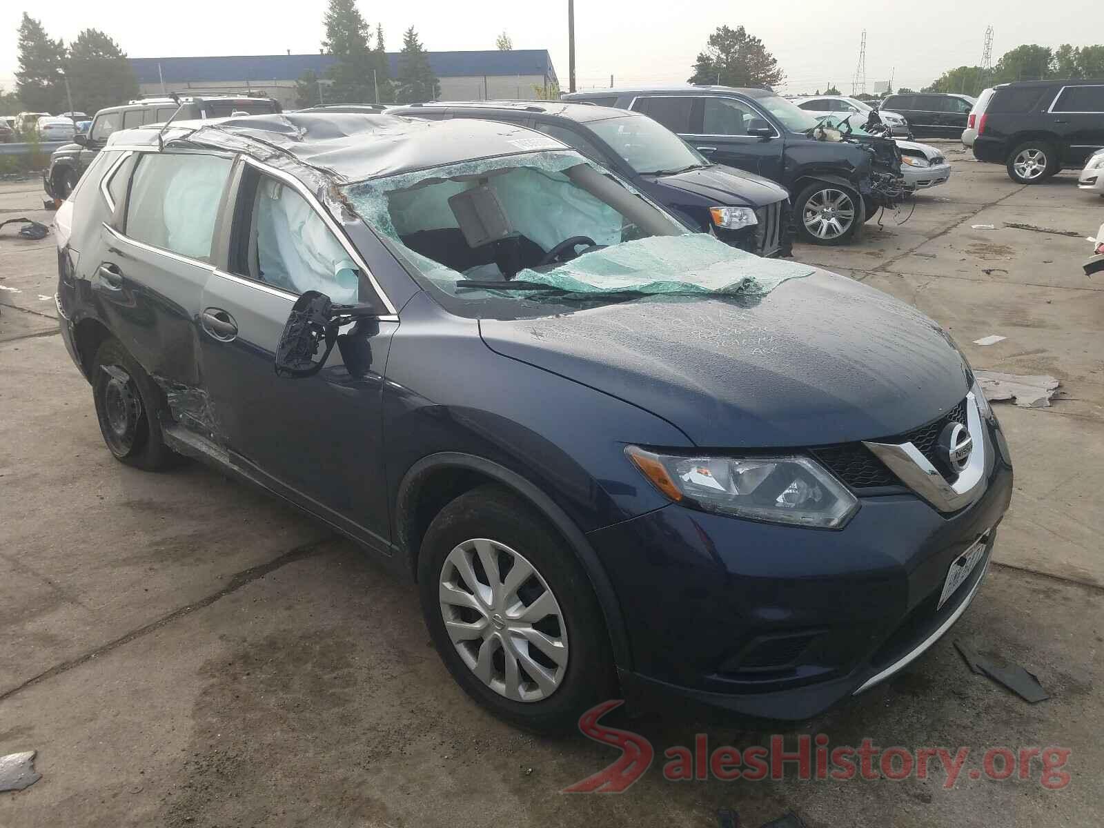 KNMAT2MVXGP701014 2016 NISSAN ROGUE