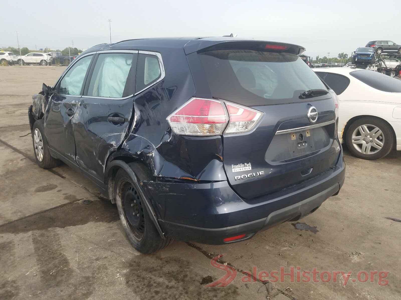 KNMAT2MVXGP701014 2016 NISSAN ROGUE