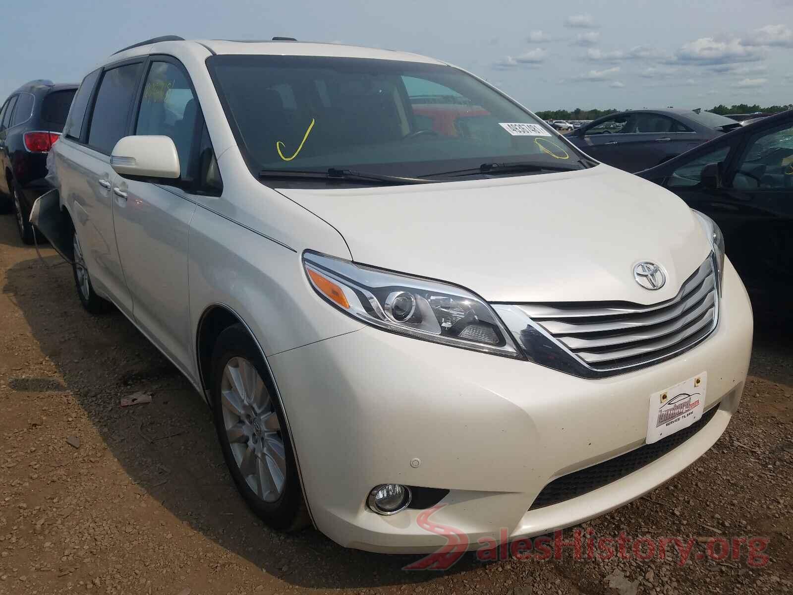 5TDYZ3DC4HS815423 2017 TOYOTA SIENNA