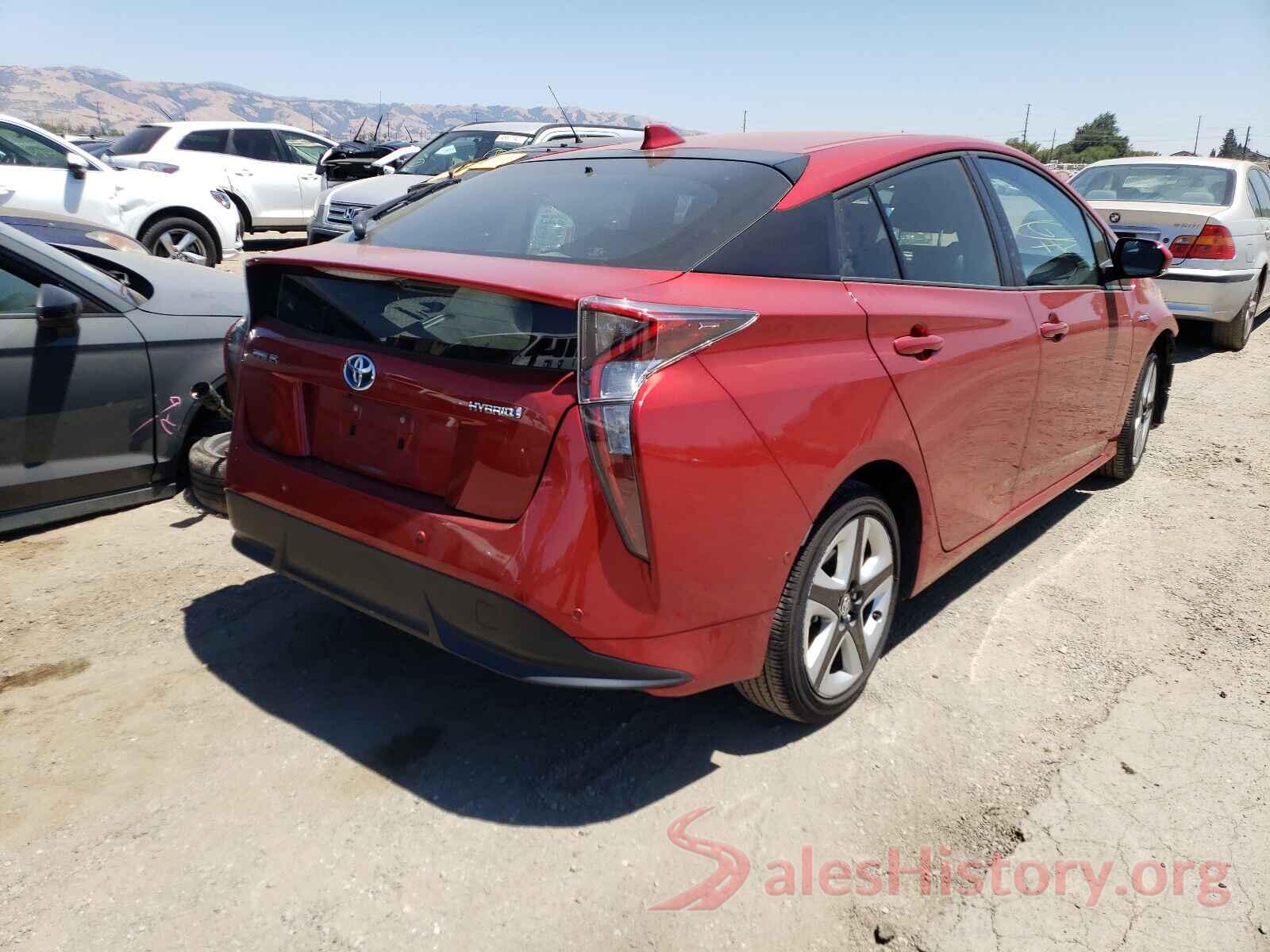 JTDKARFU0G3526030 2016 TOYOTA PRIUS