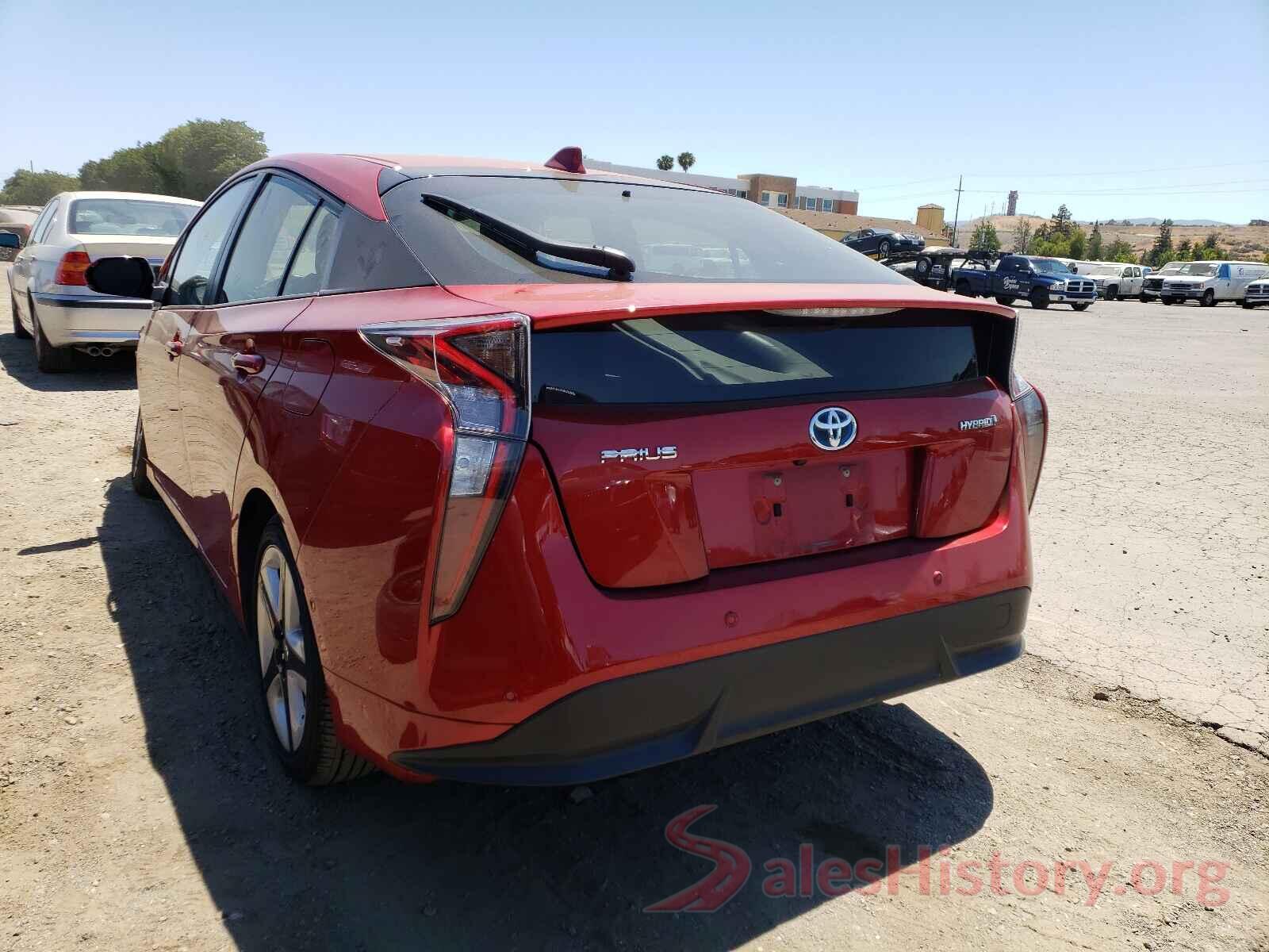 JTDKARFU0G3526030 2016 TOYOTA PRIUS