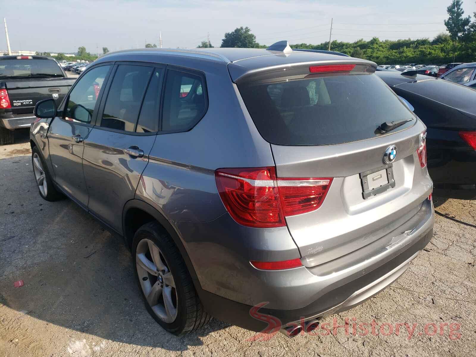 5UXWX9C55H0T07207 2017 BMW X3