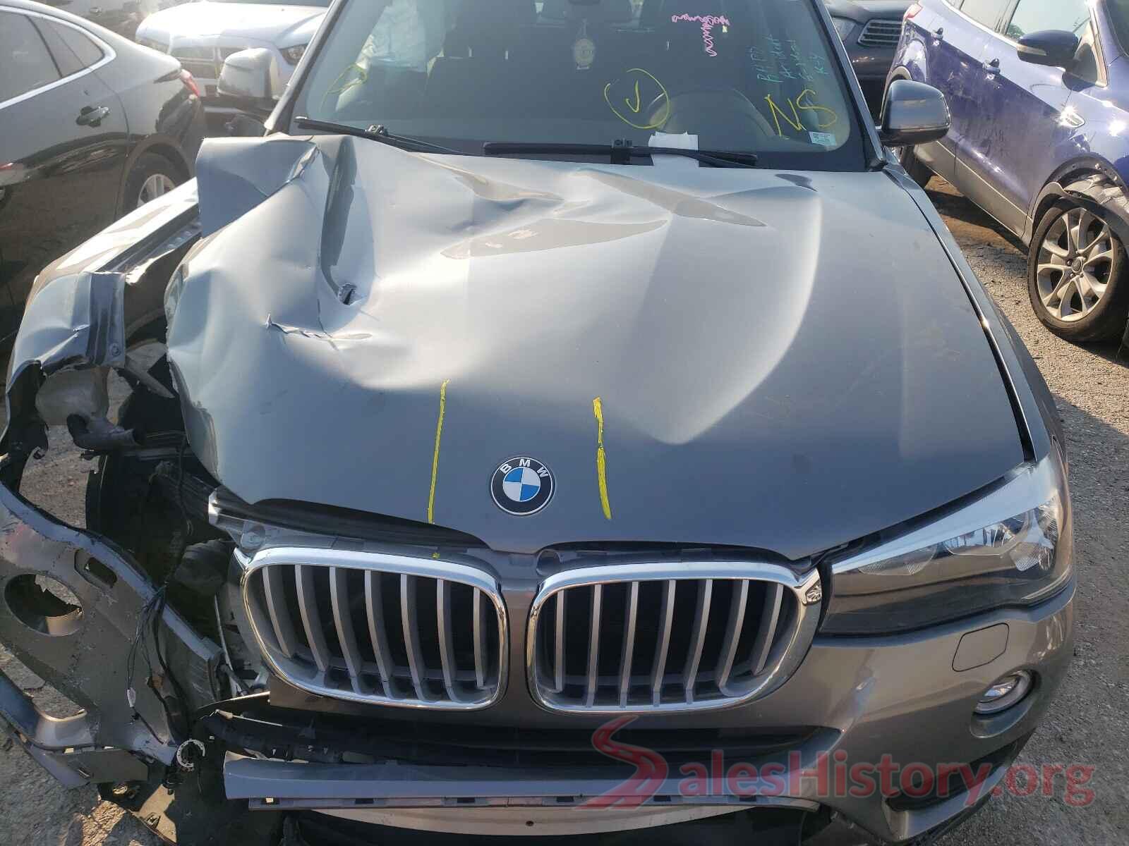 5UXWX9C55H0T07207 2017 BMW X3