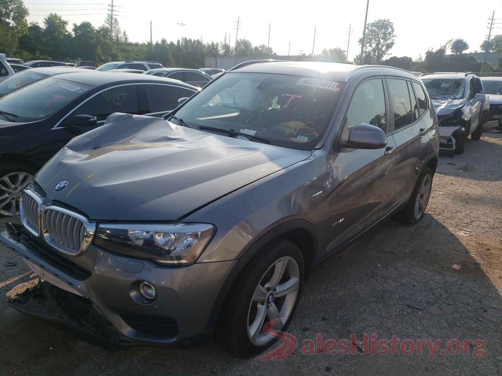 5UXWX9C55H0T07207 2017 BMW X3