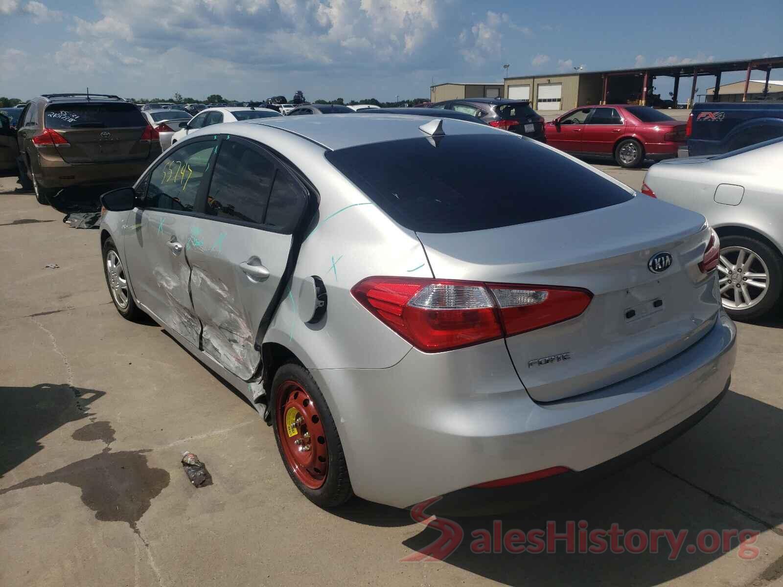 KNAFK4A64G5464711 2016 KIA FORTE