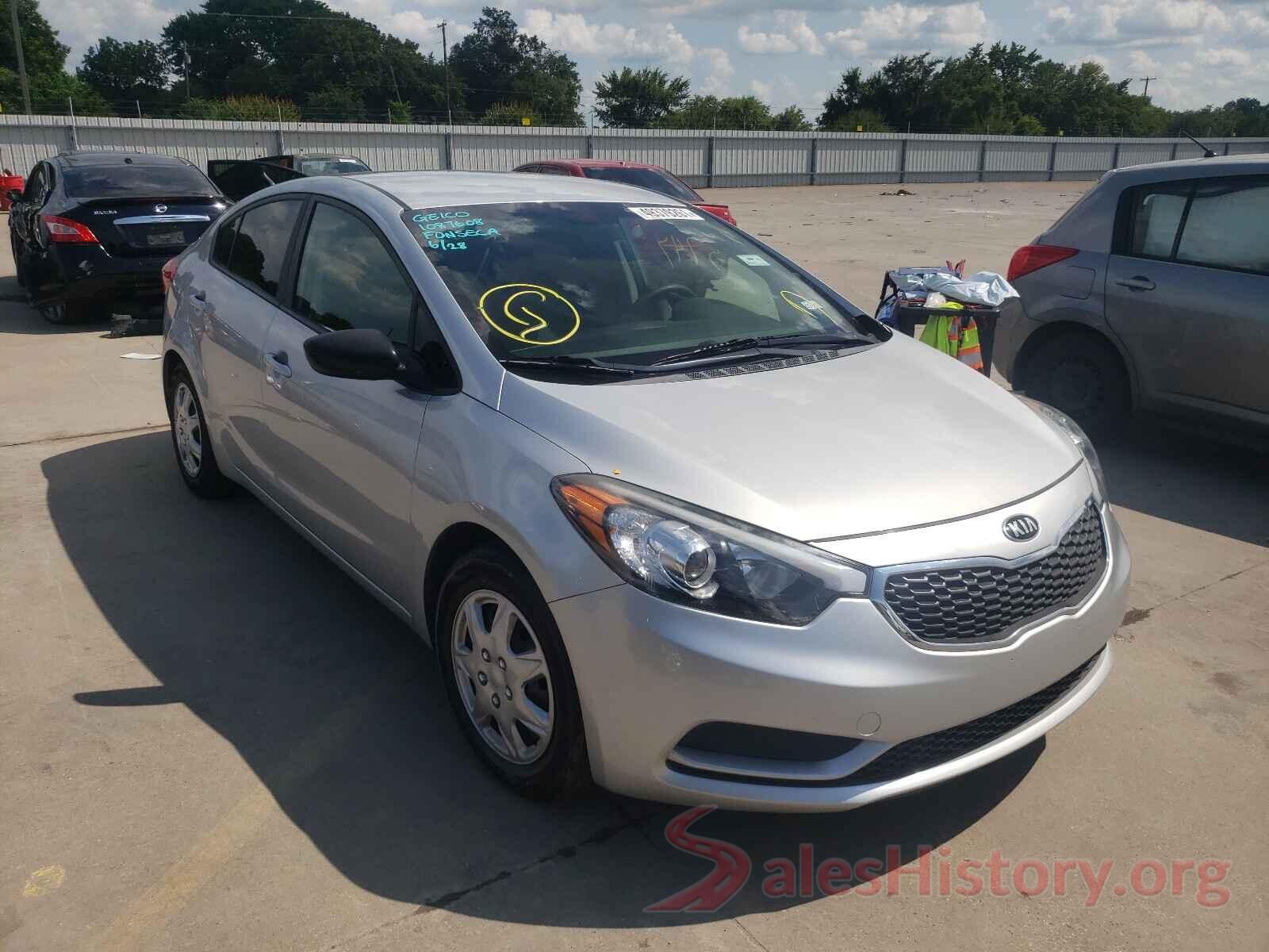 KNAFK4A64G5464711 2016 KIA FORTE