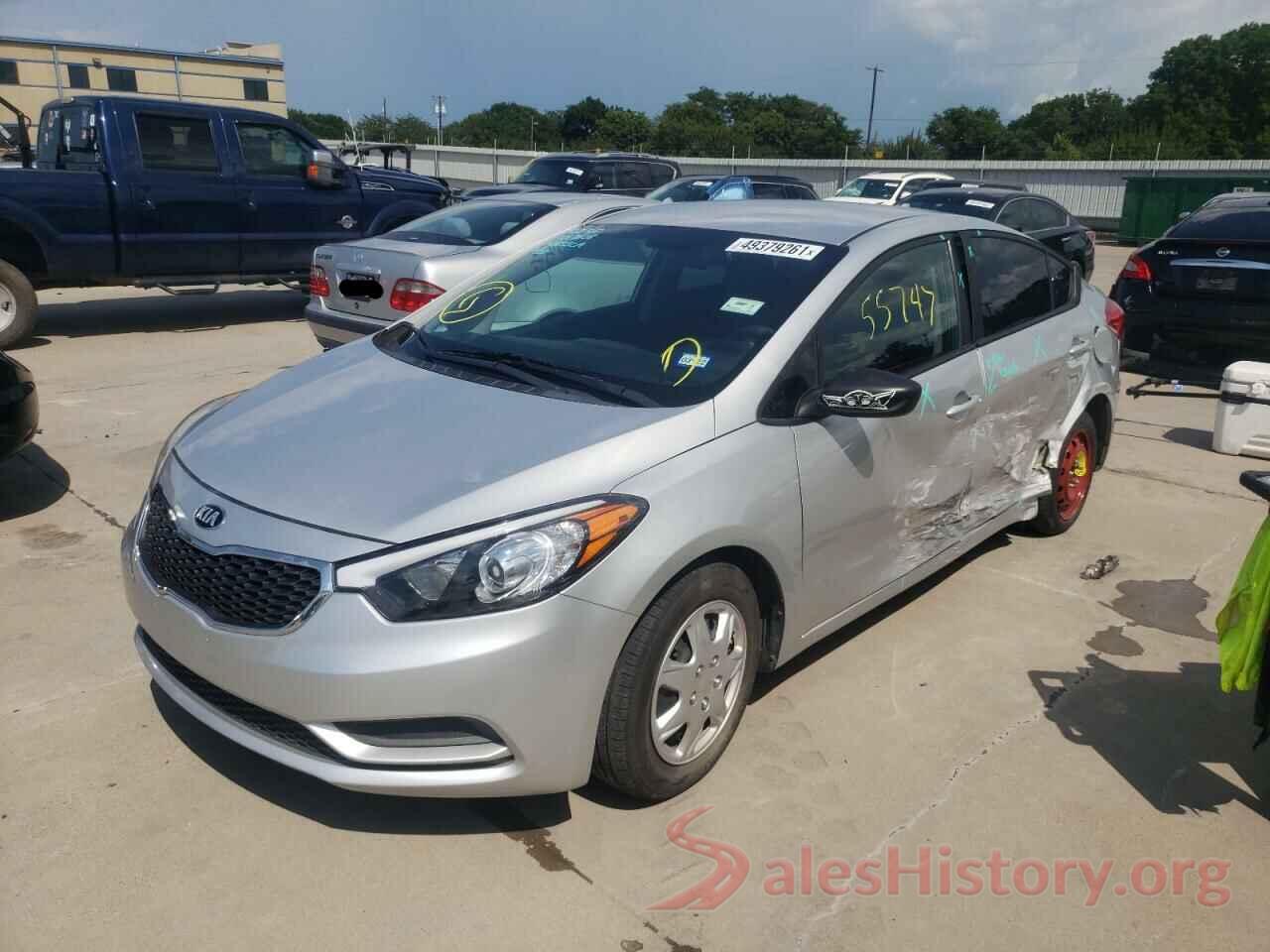 KNAFK4A64G5464711 2016 KIA FORTE