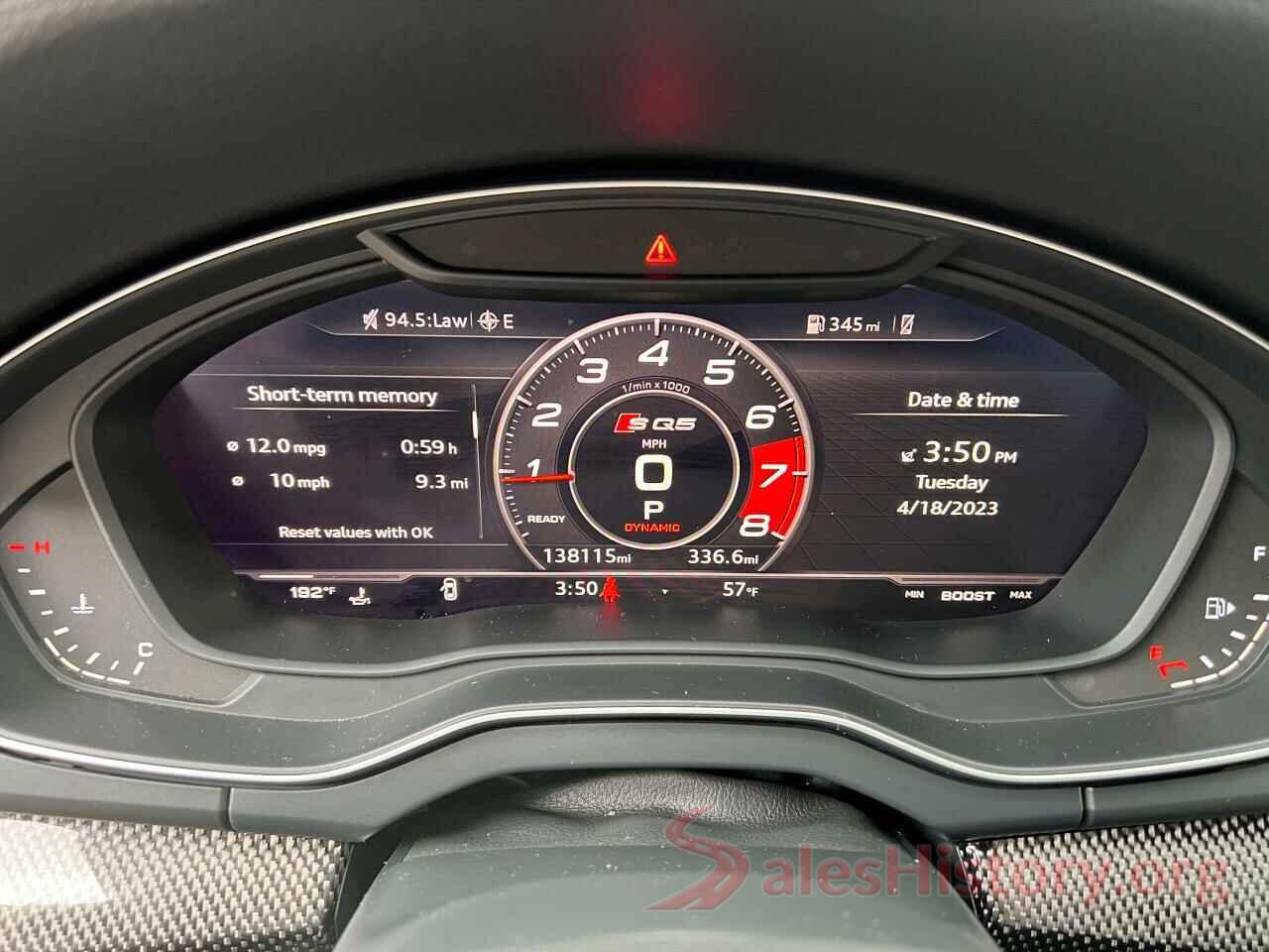 WA1C4BFY9J2019009 2018 AUDI SQ5