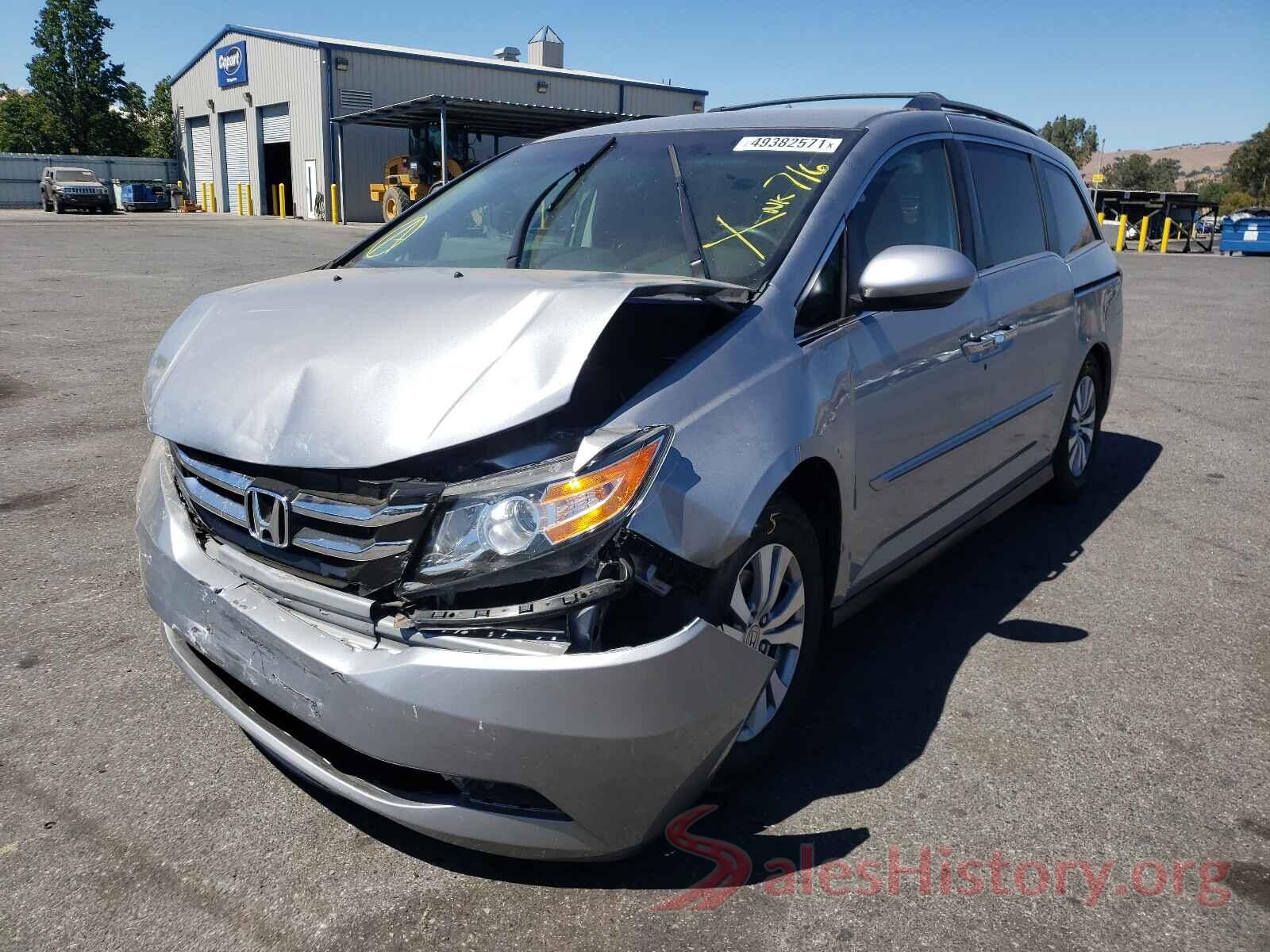 5FNRL5H42GB071456 2016 HONDA ODYSSEY