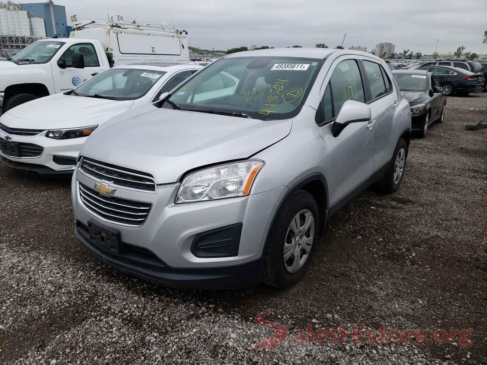 KL7CJKSB5GB622240 2016 CHEVROLET TRAX