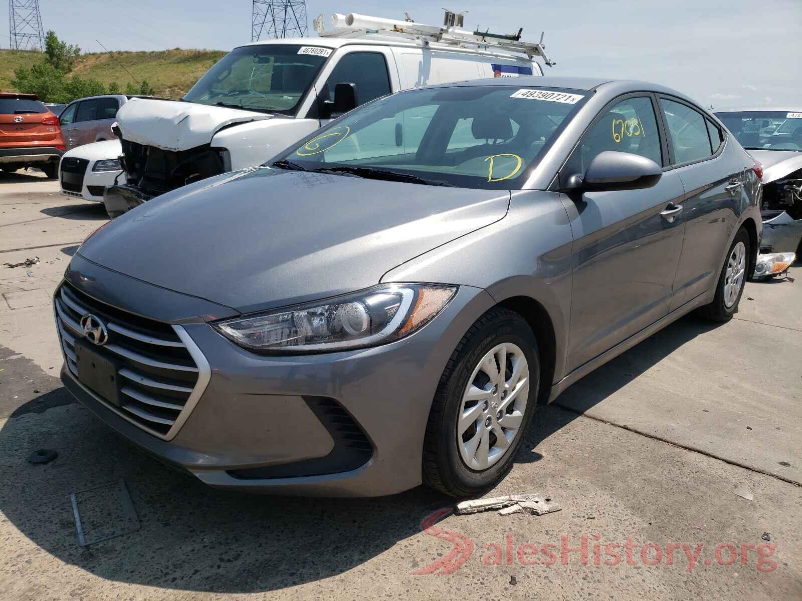 KMHD74LF4HU089737 2017 HYUNDAI ELANTRA