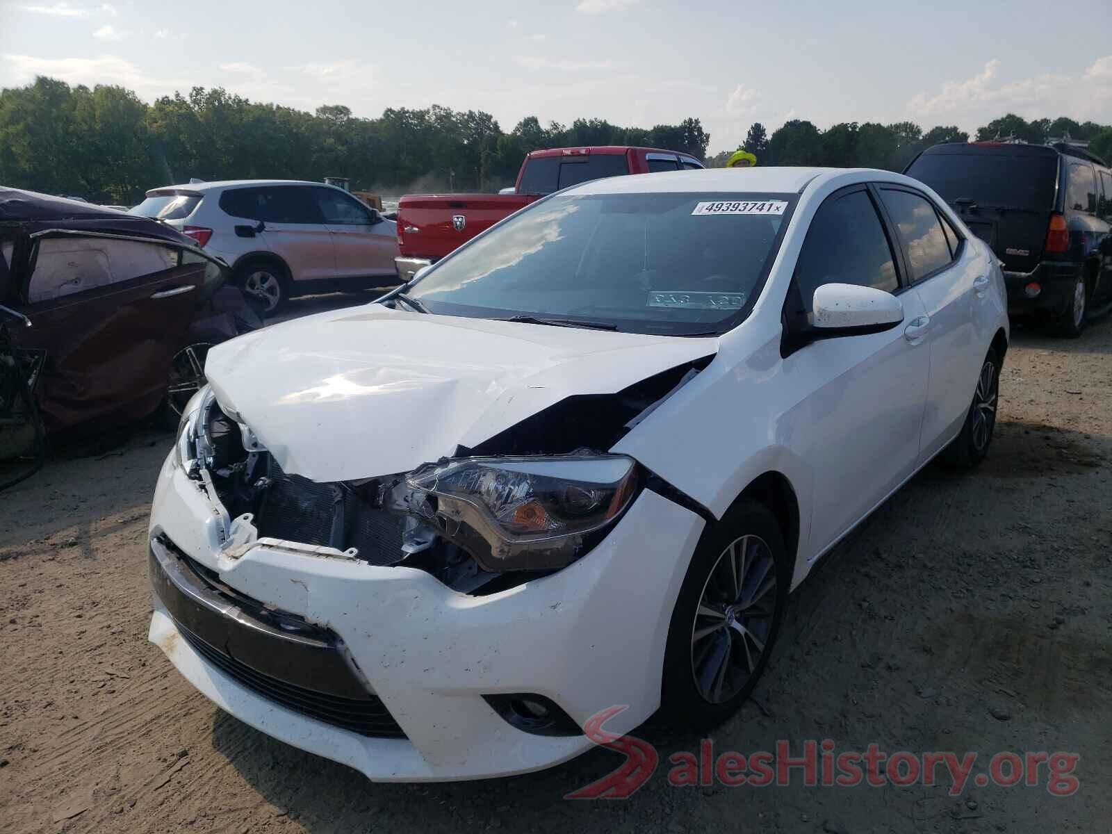 5YFBURHEXGP484258 2016 TOYOTA COROLLA