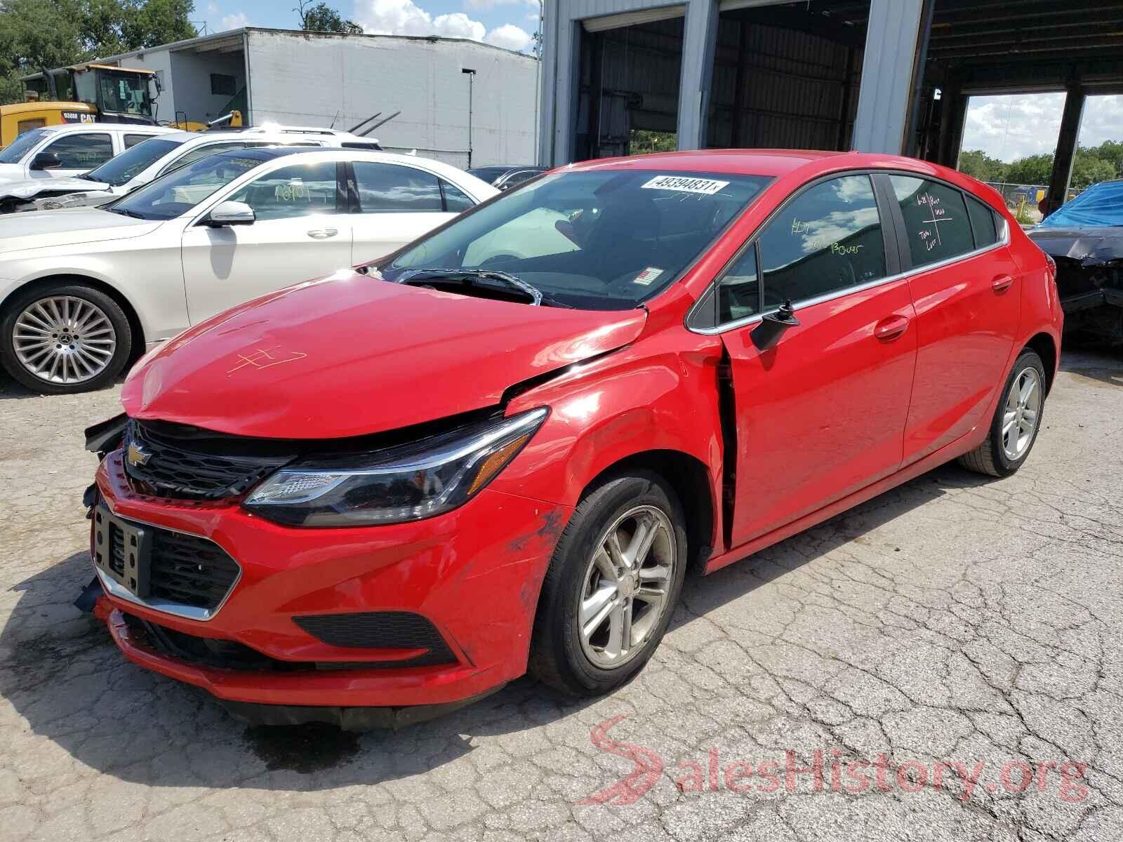 3G1BE6SM3JS621135 2018 CHEVROLET CRUZE