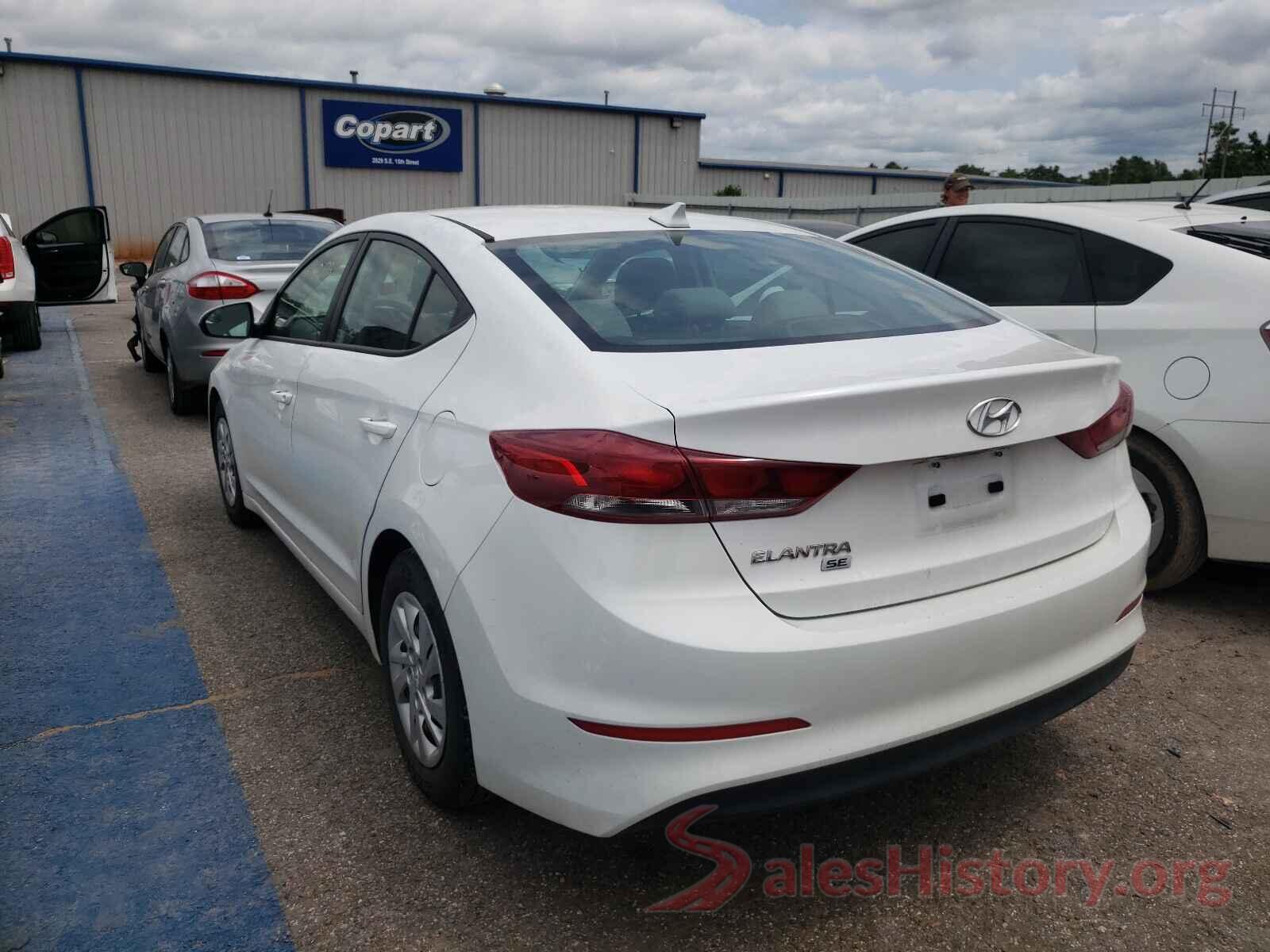 5NPD74LF1HH195495 2017 HYUNDAI ELANTRA