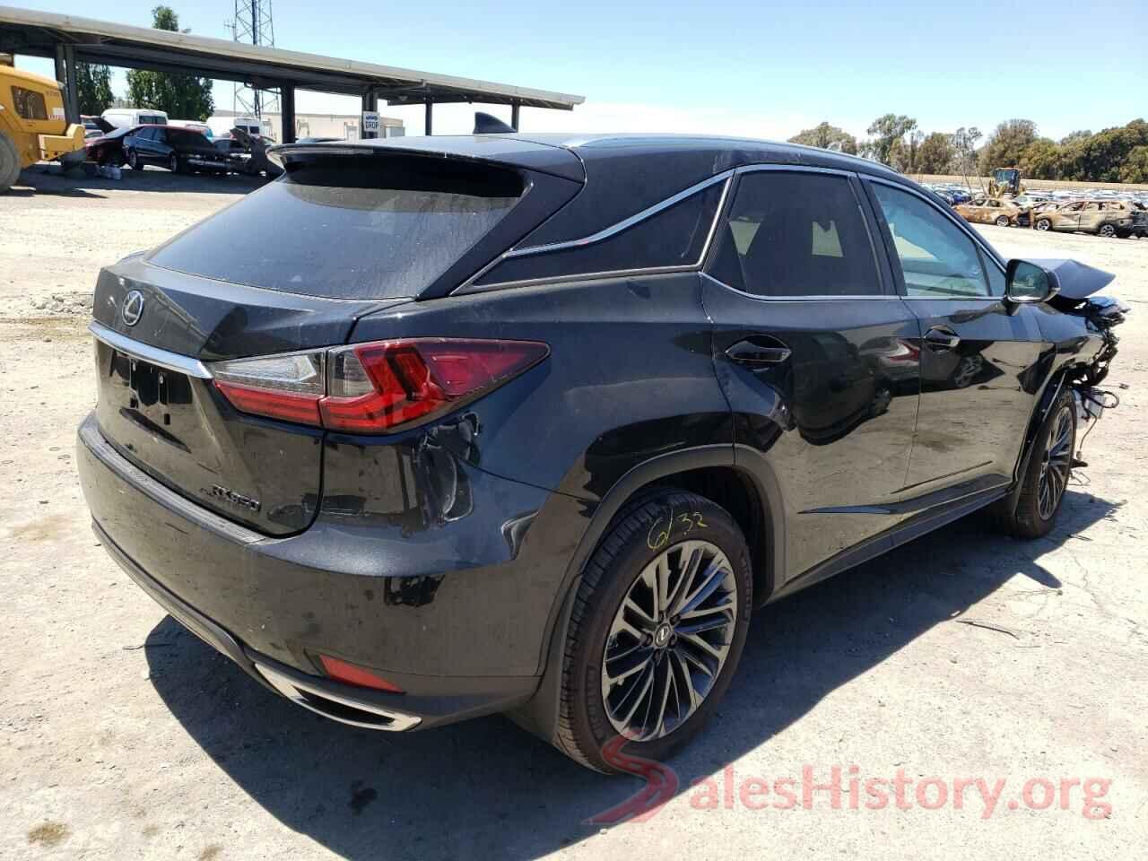 2T2HZMDA4NC327724 2022 LEXUS RX350