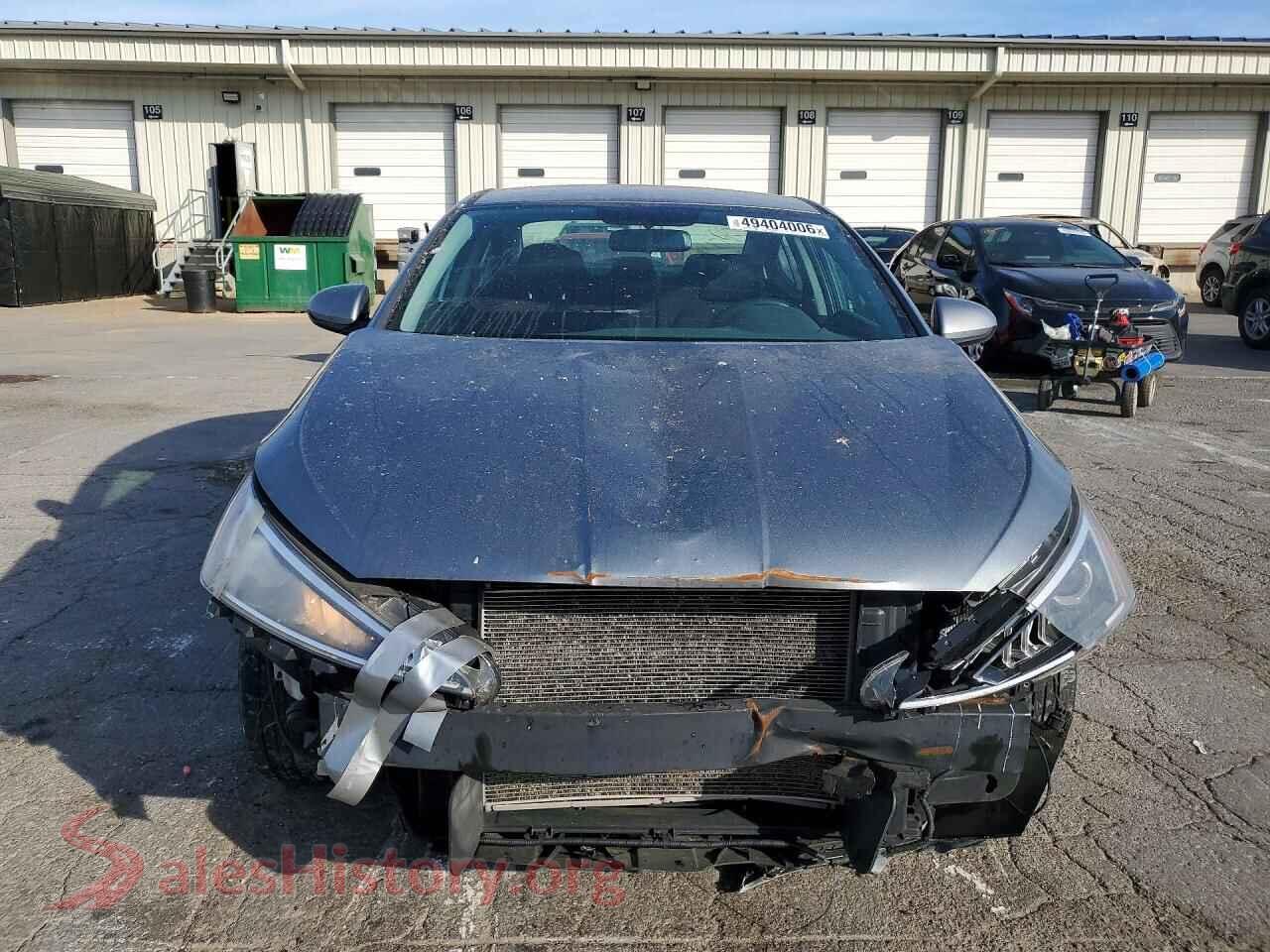 2019 HYUNDAI ELANTRA VIN KMHD74LF2KU777274, rear view